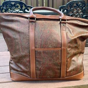 Etro luxury xl travel tote